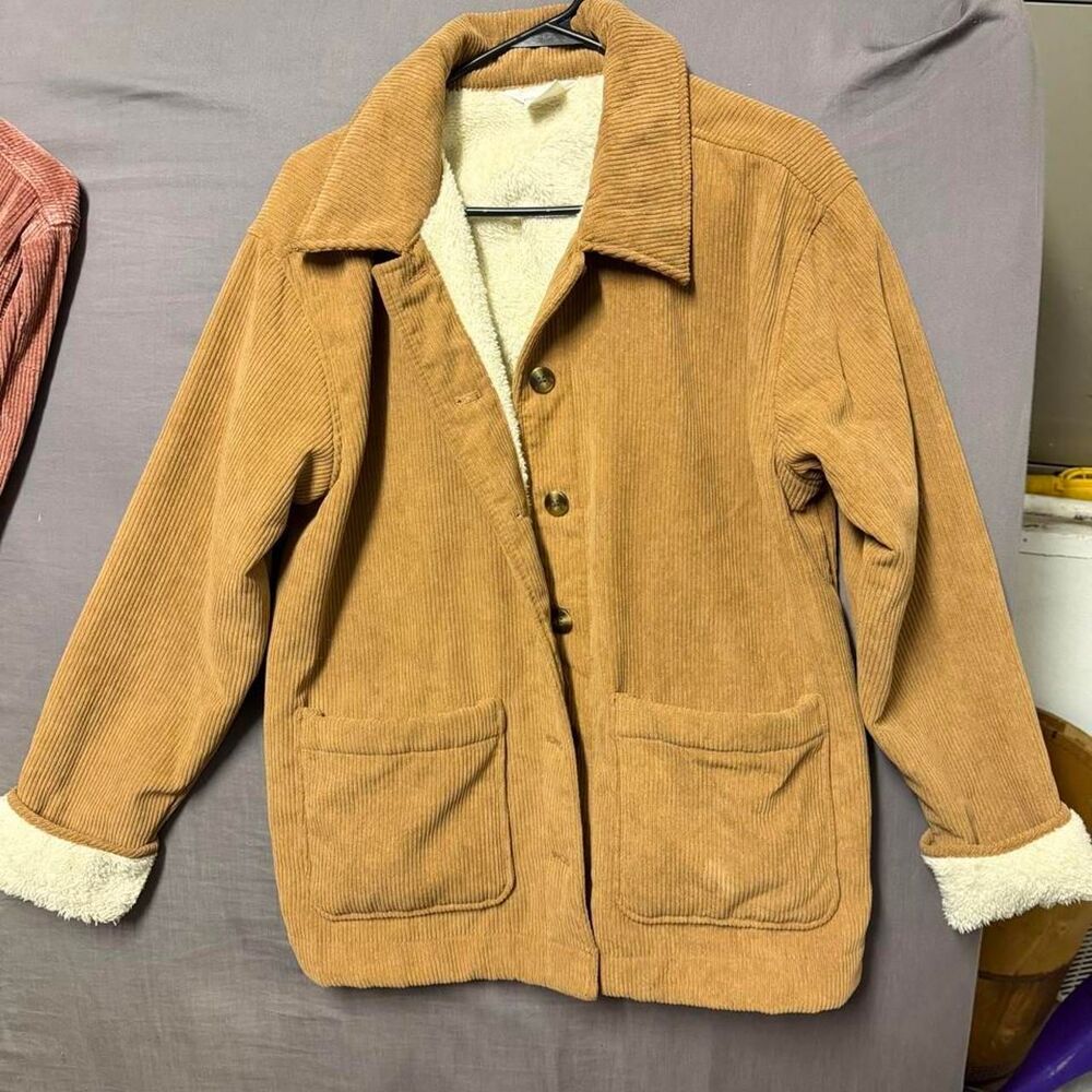 Boston-traders Men's Tan and Brown Jacket